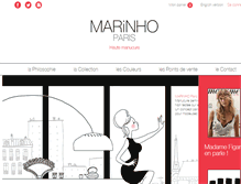 Tablet Screenshot of marinhoparis.com